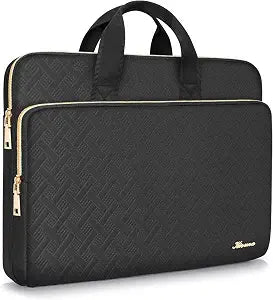 KIZUNA Laptop Sleeve Case 13 Inch Computer Carrying Handbag for 14" MacBook Pro M3 2023/M2 M1 Max /13.6" New MacBook Air M2/14 Lenovo ThinkPad X1 Carbon/Yoga C740 S740 C930/14 IdeaPad Flex 5i, Black