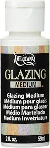 DecoArt Americana Mediums Glazing Paint, 2-Ounce, 2 Fl Oz (Pack of 1)