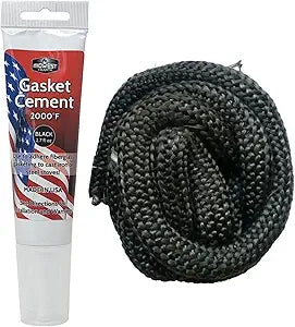 Midwest Hearth 5/8" x 84" Wood Stove Replacement Gasket Kit, USA Made