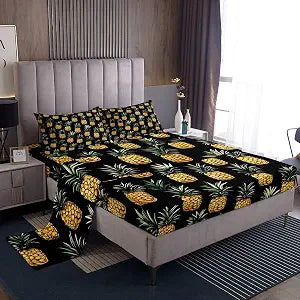 Feelyou Pineapple Sheet Set Full Size Kids Boys Girls
