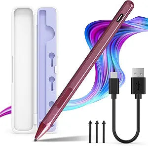 Stylus Pen for Surface Pro12/11/10/9/8/7/6/5/4/3/X/Go/Book/Laptop, Red