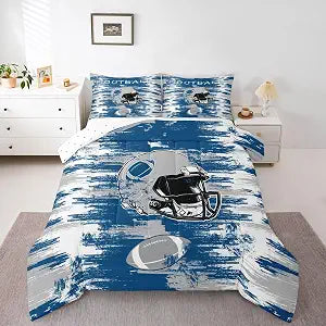 Feelyou Football Bedding Set Soft for Boys GirlsTwin Size