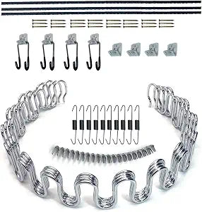Kaupuar 27" Sofa Upholstery Spring Replacement Kit for Couch Support Recliner Parts Chair Glider Rocker Furniture fix Sagging seat Repair (27 inch 4pcs)