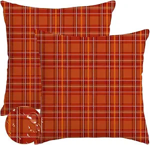 RABUSOFA Fall Pillow Covers 20x20 Inch Set of 2 Fall Decorations for Home