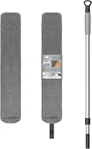 MR.SIGA Microfiber Gap Duster with Stainless Steel Adjustable Handle
