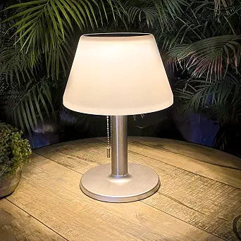 shumi Solar Table Lamp Outdoor, Indoor Light 3 Lighting Modes Waterproof