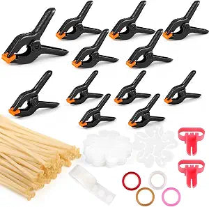 12 Pack Balloon Arch Clips, Balloons Arch Kit for Party Decorations, Black