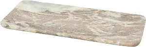 Bloomingville Marble Food Serving Tray, Beige and White