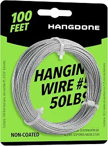 Picture Hanging Wire #5 50lbs Capacity 100ft