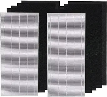 PUREBURG Replacement Filter Compatible with Lasko LP200 Air Purifier Parts YY200, H13 True HEPA and Activated Carbon Pre Filters, Pack of 2