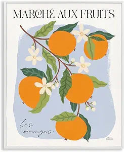 Marche Aux Oranges Kitchen, 16 x 20 Inch Framed Gicle Print