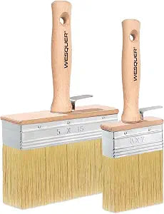 Wesquer Limewash Paint Brush Set 2 Pack Deck Stain Brush