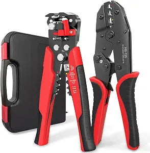 Kuject Wire Stripper Crimping Tool for Heat Shrink Connectors