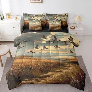 Erosebridal Mallards 7 Piece Bedding Set Full Reeds