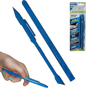 Scrigit Scraper No-Scratch Plastic Scraper Tool - 2 Pack for stickers