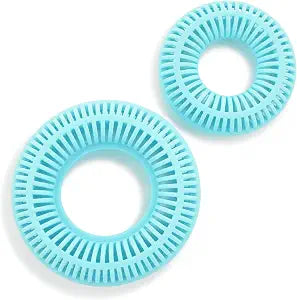 TubRing & SinkRing Aqua Combo Bathroom Drain Hair Catcher Set for Bathtub, Shower & Sink