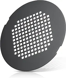 4-1/4" OD Snap-In Shower Drain Cover, Matt Black Strainer Replacement