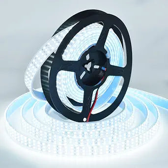 SUYOOULIN LED Strip Lights, 16.4ft Dimmable DC 12V SMD 2835 Triple Rows 1800 LEDs 38000LM Super Bright LED Ribbon Strip, Tube Waterproof IP67 for Home Party Decoration (Daylight White 6500K)