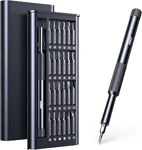JOREST 25-IN-1 Precision Screwdriver Set, Mini Repair Tool Kit with Torx for Macbook, Computer, Laptop, iPhone, PS5, Xbox, Switch, Glasses, Watch, Ring Doorbell, Electronic, Small Gift Gadget for Men