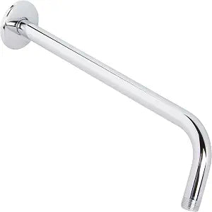 Aqua Elegante 12 Inch Shower Arm And Flange - Polished Chrome