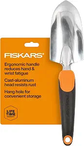 Fiskars Ergo Garden Trowel, Heavy Duty Hand Tool for Digging and Planting