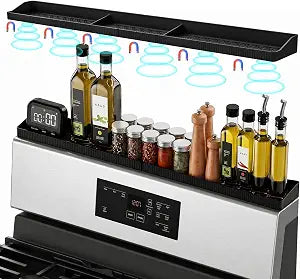 30" Magnetic Stove Top Shelf - Over the Stove Shelf for Back of Stove