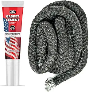 Midwest Hearth 832-1680 Quadra-Fire Door Gasket Kit, 3/4" x 84", USA Made