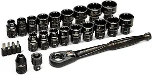 GEARWRENCH 25 Piece 3/8" Drive Pass-Thru Ratchet and Socket Set | GWX6PT25