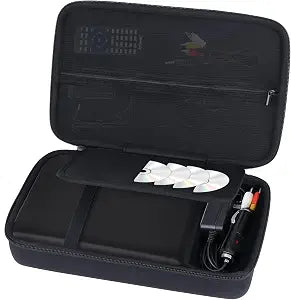Lebakort Storage Case Compatible with MEGATEK 12.5" / Pofoto 12.5" / WONNIE 12.5" / ieGeek 12.5" / DBPOWER 12" Portable DVD Player (Black, for 12-12.5 Player)
