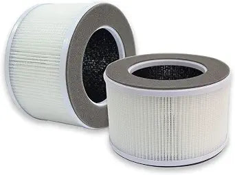 PUREBURG Replacement Filter Compatible with Greenote AP10 Air Purifier Parts AP10-F3, H13 True HEPA and Activated Carbon Multi-Layer Filtration, Pack of 2