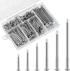 Wensilon 304 Stainless Steel assortment Nails Kit,nail for hanging pictures