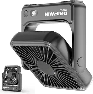Magnetic Cruise Approved Fan, 5000mAh Ultra-Slim Travel Fan Rechargeable, 4-Speed, Hook Design, Portable Fan for Cruise Ship Cabin, Bedroom Sleeping, Camping, Travel & Cruise Essentials 2026
