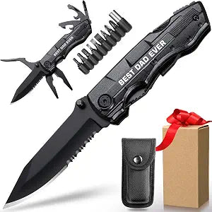 Dad Gifts from Daughter Son, BEST DAD EVER Multitool Knife, Dad Gifts for Christmas, Best Dad Gifts, Dad Birthday Gift, Gifts Idea for Dad, Fathers Day