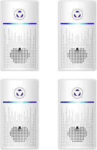 4 Pack Plug In Mini Air Purifiers for Home Air Ionizers for Bedroom, Office