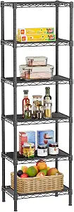 Golpart 6Tier Adjustable Storage Shelves Metal Wire Shelving Standing Shelf