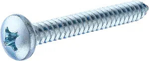 The Hillman Group 80126 14-Inch x 3-Inch Pan Head Phillips Sheet Metal Screw, 100-Pack, Zinc