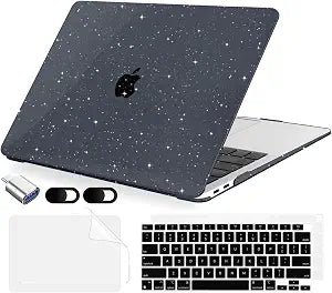 MecBevia Compatible with MacBook Air 13.3 inch Case M1 2021-2018
