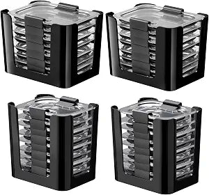 4 Pcs Lids Organizer for Rubbermaid Brilliance Lids