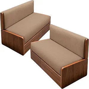 RV Dinette Cushion Covers, Stretchable Camper Cushion Covers,Washable Loveseat Sofa Furniture Protector for RV Camper Car Bench (2 Backrest Cover & 2 Bench Cover,Beige)