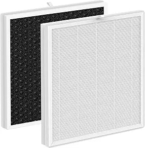 Replacement Filter Compatible with LAMPICK Cleaner-A6 Air Purifier, 4-in-1 Air Filter Replacement, 2 Pack