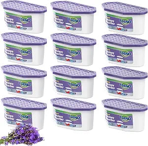 Ksend Moisture Absorber, 12 Pack Bucket, Lavender Scent