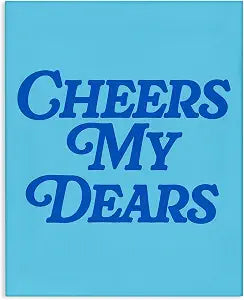 Stupell Industries Cheers My Dears Kitchen, 16 x 20 Inch Canvas Wall Art