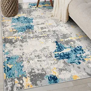 Rugshop Abstract Transitional Jute Backing Area Rug Cream 3'3" x 5'