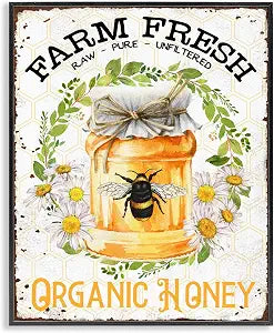 Farm Fresh Honey Country Charm, 11 x 14 Inch Framed Gicle Print