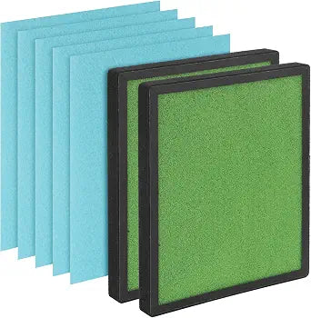 2-Pack P500 Replacement Filter Compatible with PURO-XYGEN P500 Purifier and KJ203F/PETS 300/APD801 Purifier, 4-IN-1 High-Efficiency Filters