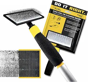 HVAC Coil Cleaner Brush for AC Evaporator & Condenser Coil Cleaning