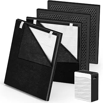 4-Pack C300 Replacement Filter Compatible with MOOKA C300 Air Purifier