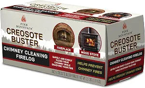 Pine Mountain Creosote Buster Firelog, 3.5 lb, Chimney & Fireplace Safety
