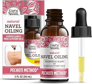 GuruNanda Navel Oiling Ayurvedic Belly Button Oil, 2 fl oz