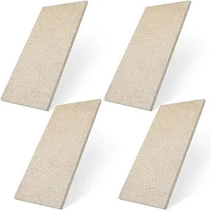 Sasylvia 4 Pcs Baffle Board 7.8'' x 15.7'' x0.5" 2100F Firebrick Wood Stove